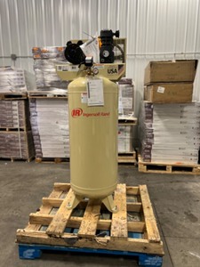 lot 8 image: Ingersoll Rand 60 Gal. 3 HP Single Stage Stationary Electric Compressor Model SS3L3