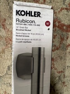 lot 20 image: Kohler - Rubicon 16 Grab Bar - brushed nickel