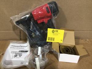 PowerSmart Pneumatic 15-Degree Coil Roofing Nailer open box customer return