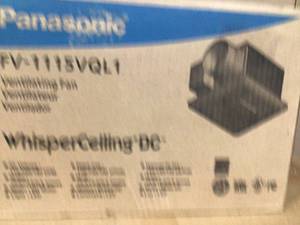 Panasonic WhisperCeiling DC with LED light, Pick-A-Flow 110, 130 or 150 CFM Ceiling, Large Room, ENERGY STAR Bath Exhaust Fan