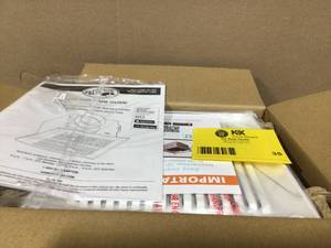Hampton Bay 80 CFM Ceiling Mount Room Side Installation Heavy-Duty Bathroom Exhaust Fan open box customer return see pictures