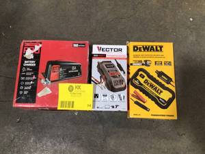 Lot of assorted Battery Chargers various models and conditions review pictures