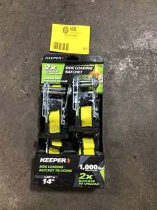 Keeper side Loading Ratchet Tie Down