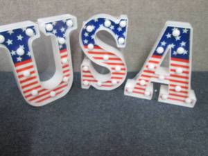 USA Lit Letters...