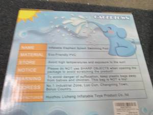 Inflatable 65 inch Elephant Splash ...