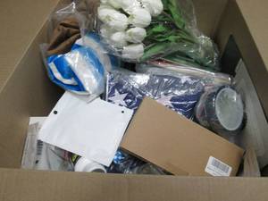 Box of Assorted Small Overstock Ite...