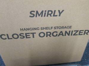 Smirly Hanging Shelf Storage Closet...