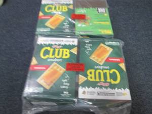 4- 13.7 oz Boxes Club Crackers...