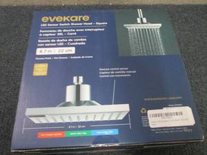 Evekare LED Sensor Switch Shower He...