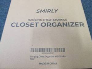 Smirly Hanging Shelf Storage Closet...