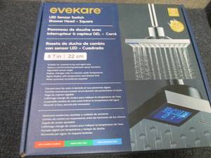 Evekare LED Sensor Switch Shower He...
