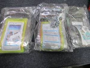 3- 10 pks Waterproof Phone Pouches...