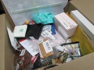 Box of Assorted Small Overstock Ite...