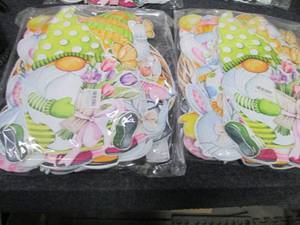 2 pks Easter Gnomes Yard Signs...