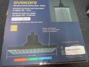 Evekare LED Sensor Switch Shower He...