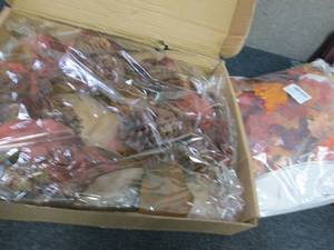 Fall Wreath, 2pk Leaf Garland...