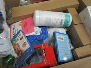 Box of Assorted Small Overstock Ite...