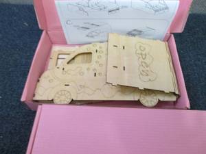 2 Wooden Food Truck Model Kits...