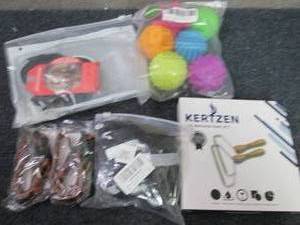 3 Dog Collars, Dog Boots, Squeaky B...