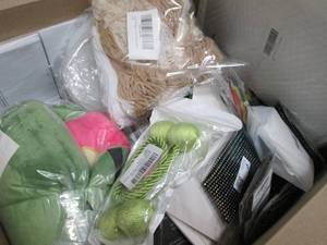 Box of Assorted Small Overstock Ite...