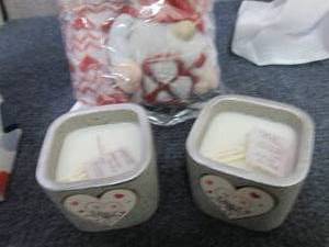 2 Love Candles, 2 Valentines Gnomes...