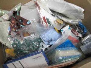Box of Assorted Small Overstock Ite...