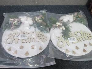 2 Merry Christmas Dcor Items...