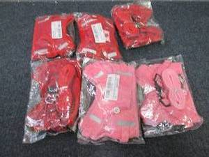6 Medium Dog Harnesses...
