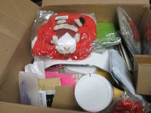 Box of Assorted Small Overstock Ite...