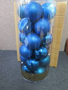 Blue Christmas Ornaments...