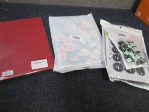 2 iPad Cases, Cable Clips...