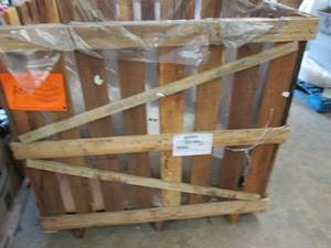 Wooden Pallet Box- no contents...
