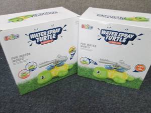 2 WaterSpray Turtles...