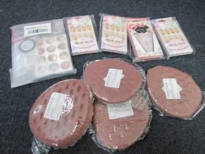 Nail Art Kit, 4 pks Nails, 4 Shower...