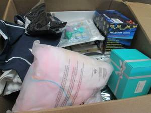 Box of Assorted Small Overstock Ite...