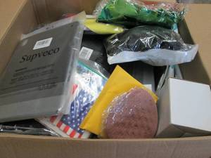 Box of Assorted Small Overstock Ite...