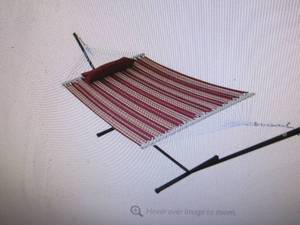 Algoma Quilted Hammock with Stand, ...