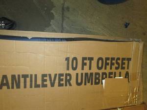 10 foot offset cantilever umbrella ...