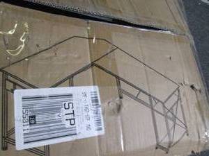 L-shaped computer de3sk 66 inch wit...