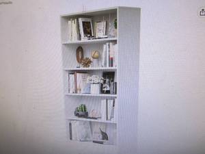 Sunon Wood Bookcase 5-Shelf Freesta...