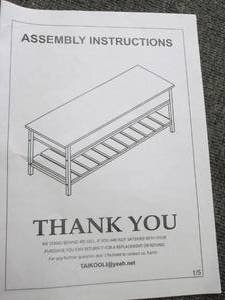 hinged coffee table ...