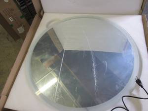 30 inch round bathroom mirror LED l...