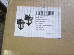 outdoor wall sconce 2 pack ...