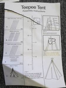 teepee tent ...