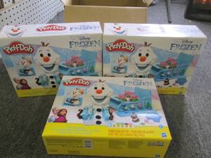 3 Disney Frozen Play Doh Sets