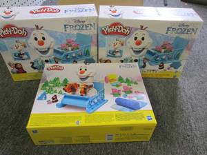 3 Disney Frozen Play Doh Sets