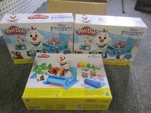 3 Disney Frozen Play Doh Sets