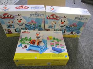 3 Disney Frozen Play Doh Sets