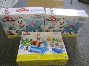 3 Disney Frozen Play Doh Sets