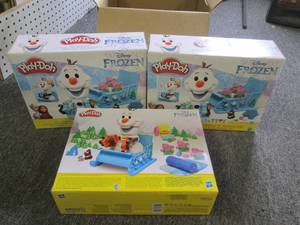 3 Disney Frozen Play Doh Sets